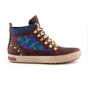 INKKAS Maverick Camping Boot Paisley + Leather IOB